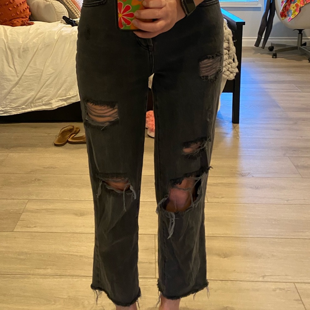 Ripped Mom Pacsun Mom Jeans Black Pacsun Black Ripped Jeans